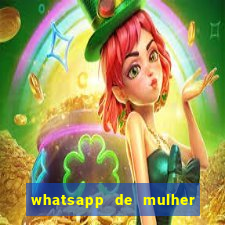 whatsapp de mulher de programa